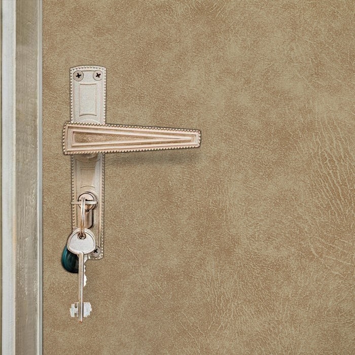 Комплект для обивки дверей, 1,1 &times; 2 м: иск.кожа, ватин 5 мм, гвозди, струна, МИКС, &laquo;Ватин&raquo;