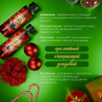 Новогодний подарочный набор косметики &laquo;Два мороза&raquo; для душа и ванны, красная серия