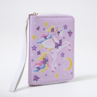 Кошелёк детский на молнии &laquo;Выбражулька&raquo;, цвет сиреневый