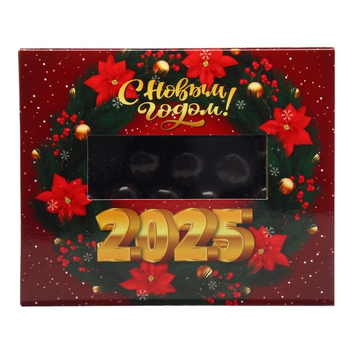 Шоколадное драже Шоколадное драже "Малина в темном шоколаде" Венок 100 г