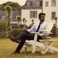 Рубашка мужская в полоску Reno, темно-синяя, размер S Рубашка мужская в полоску Reno, темно-синяя, размер S