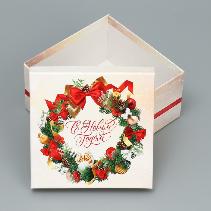 Набор подарочных коробк 6 в 1 &laquo;Новогодний подарок&raquo;, 10 х 10 х 6 &ndash; 20 х 20 х 11 см, Новый год