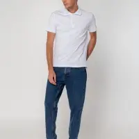 Рубашка поло мужская Virma Stretch, белая, размер S