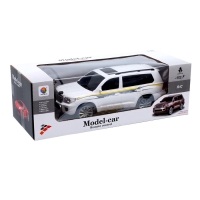 Джип радиоуправляемый &laquo;Крузер&raquo;, 1:16, свет, работает от батареек, цвет белый