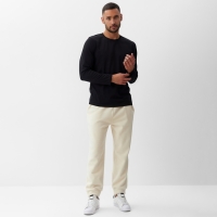 Джемпер (лонгслив) мужской MINAKU: Basic line MAN цвет черный ,размер 44