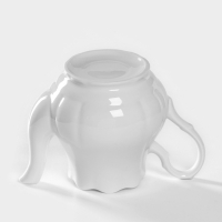 Чайник фарфоровый &laquo;Романс&raquo;, 1,75 л, цвет белый