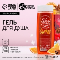 Гель для душа &laquo;Волшебных моментов!&raquo;, 250 мл, аромат пряного глинтвейна, Новый Год