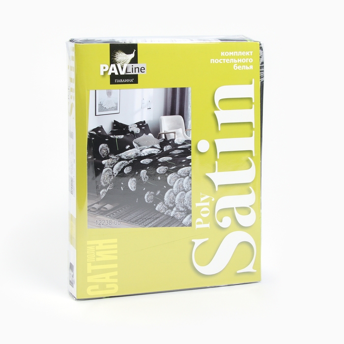 Постельное бельё Павлайн 2сп Одуванчики черн 175х215, 180х215, 70х70см 2шт полисатин 70г/м, полиэстер 100% Постельное бельё Павлайн 2сп Одуванчики черн 175х215, 180х215, 70х70см 2шт полисатин 70г/м, полиэстер 100%