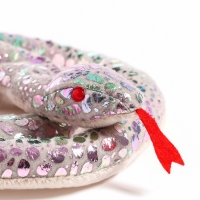 Мягкая игрушка &laquo;Змея&raquo;, 80 см, цвет серебро