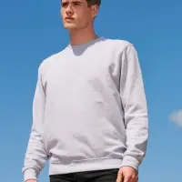 Свитшот унисекс Columbia, черный меланж, размер XXL