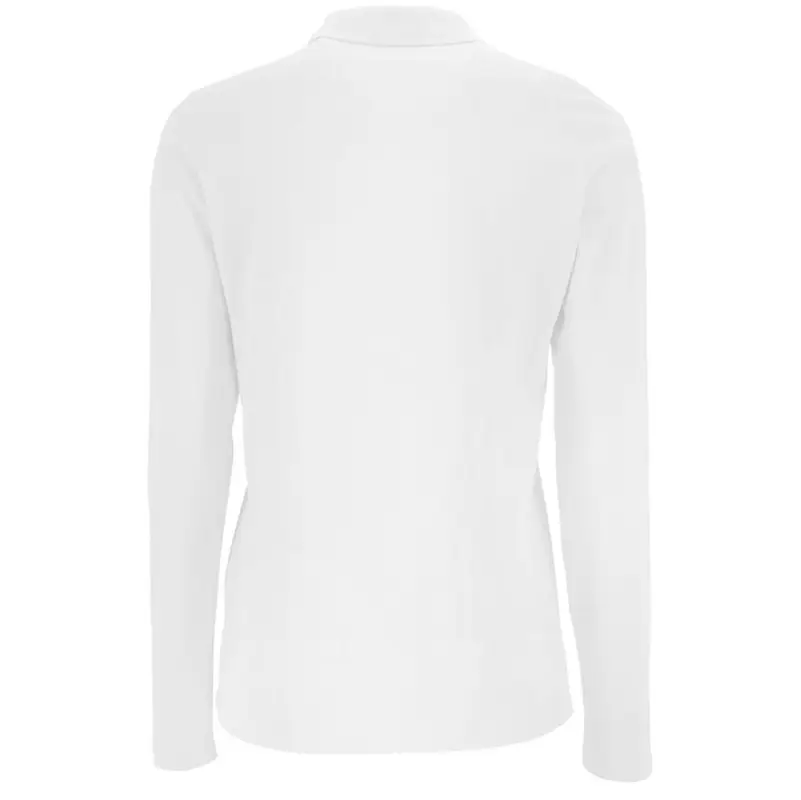 Рубашка поло женская с длинным рукавом Perfect LSL Women белая, размер S Рубашка поло женская с длинным рукавом Perfect LSL Women белая, размер S