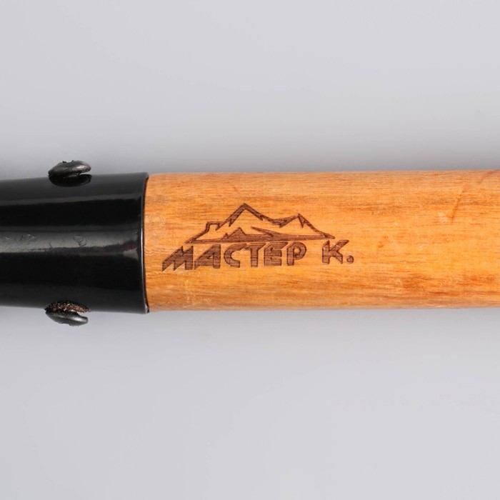 Лопата туристическая Лопата туристическая "Мастер К" штыковая, 37см, черная, дерево