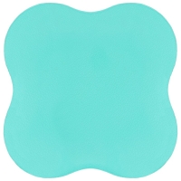 Коврик под колени для йоги Sangh Flower, 20х20 см, цвет бирюзовый Коврик под колени для йоги Sangh Flower, 20х20 см, цвет бирюзовый
