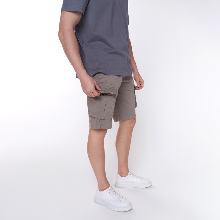 Шорты мужские, цвет бежевый, размер 48 (32)