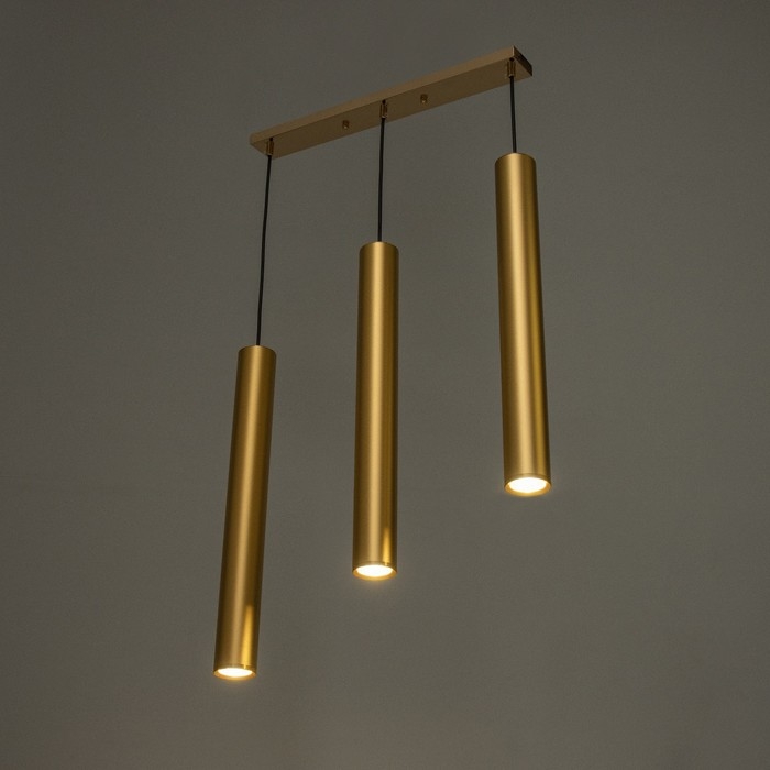 Светильник BayerLux Подвес BayerLuxной "Таурина" 3хLED 15Вт 4000К золото 50х6х50-200см