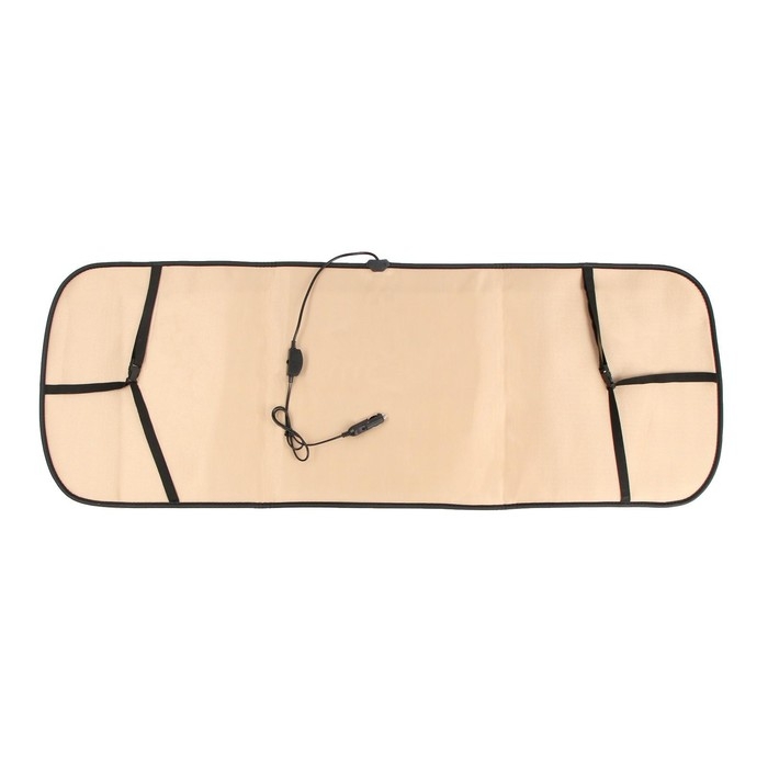 Накидка с подогревом TORSO, заднее сиденье, 12 В, регулятор, провод 120 см, велюр