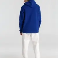 Толстовка с капюшоном унисекс Hoodie, ярко-синяя, размер S