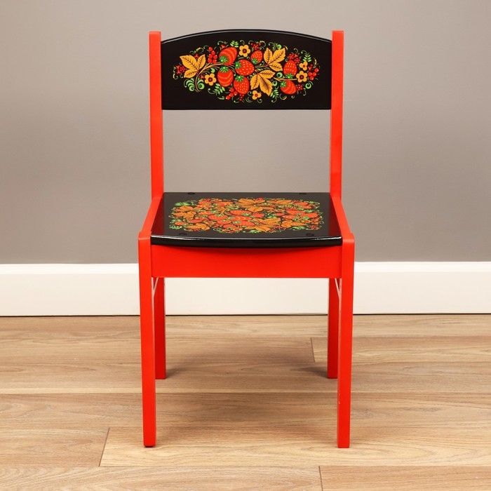 Стул детский "Кроха" 1-3 р. к. тип 2, с художественной росписью, высшая категория