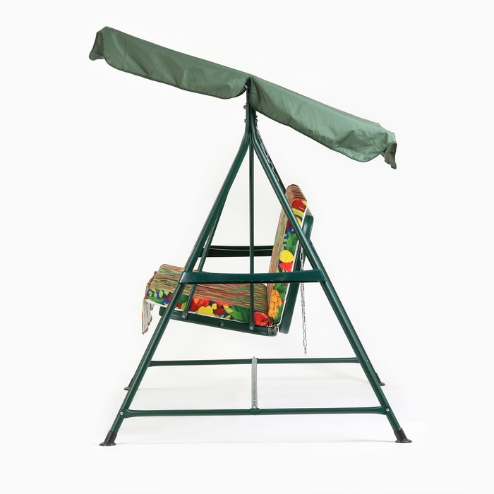 Качели садовые "Касабланка", цвет зеленый220 х 119 х 145 см, макс нагрузка 300 кг