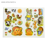 Книжка для малышей &laquo;Колобок&raquo;, с наклейками