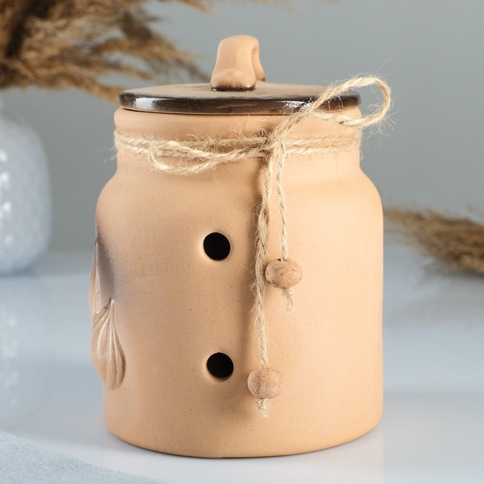 Банка для чеснока Банка для чеснока "Ретро" 1л / 16х11,5см, стандарт