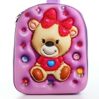 Рюкзак детский на молнии &laquo;Выбражулька&raquo;, цвет сиреневый