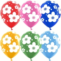 Шар латексный 12" «Цветы», пастель, 5-сторонний, набор 25 шт., МИКС Шар латексный 12" «Цветы», пастель, 5-сторонний, набор 25 шт., МИКС