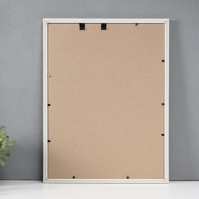 Фоторамка пластик "Камышок" 30х40 см, белый