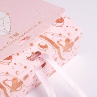 Коробка подарочная складная, упаковка, &laquo;С любовью&raquo;, 16.5 х 12.5 х 5 см, БЕЗ ЛЕНТЫ