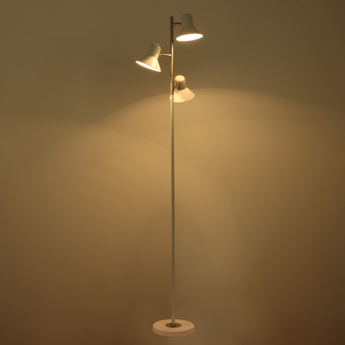 Торшер "Спот" E27 40Вт белый 22х22х173 см