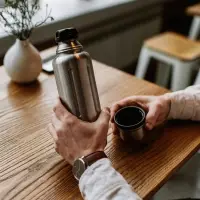 Термос Flask 470, вакуумный, стальной матовый Термос Flask 470, вакуумный, стальной матовый