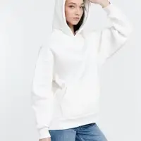 Худи оверсайз унисекс Go Easy, молочно-белое, размер L Худи оверсайз унисекс Go Easy, молочно-белое, размер L
