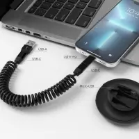 Кабель Vonmahlen Allroundo Еco для быстрой зарядки, черный