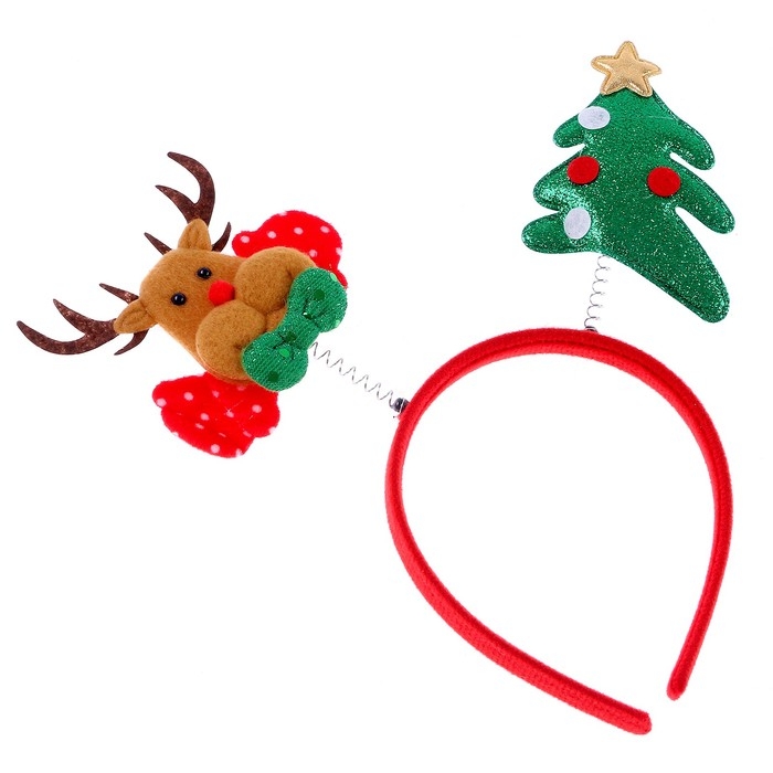 Карнавальный ободок &laquo;Новый год&raquo;, виды МИКС