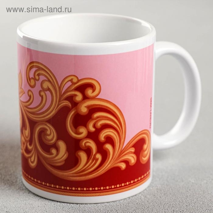 Кружка сублимация Кружка сублимация "Золотая бабушка" вензеля, 320 мл, с нанесением