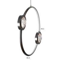 Светильник BayerLux "Самбер" 35Вт LED черный 37х6х41см Светильник BayerLux "Самбер" 35Вт LED черный 37х6х41см