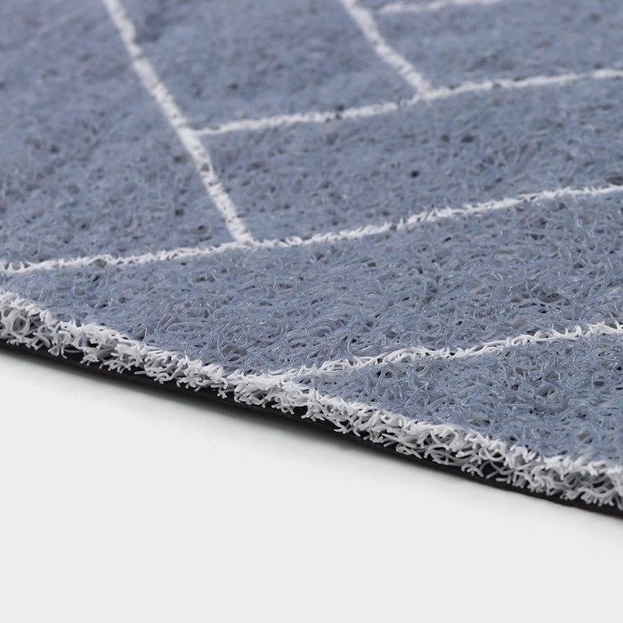 Коврик придверный грязезащитный Доляна &laquo;Лофт&raquo;, 45&times;75 см, цвет серый