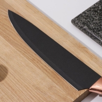 Нож шеф Доляна «Эсмиральда», шеф, лезвие 20 см, цвет зелёный Нож шеф Доляна «Эсмиральда», шеф, лезвие 20 см, цвет зелёный