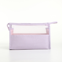 Косметичка на молнии, цвет сиреневый Косметичка на молнии, цвет сиреневый