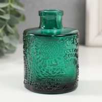 Диффузор для эфирных масел "Подсолнух" 100 мл прозрачный зелёный 6х6х8,5 см