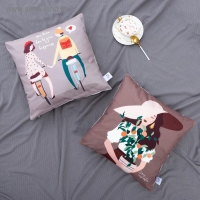 Наволочка декоративная Этель &laquo;Spring inspiration&raquo; 40х40 см, 100% п/э, велюр