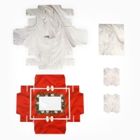 Коробка складная под 6 конфет &laquo;Снежная сказка&raquo;, 13.5 х 9.8 х 3.8 см