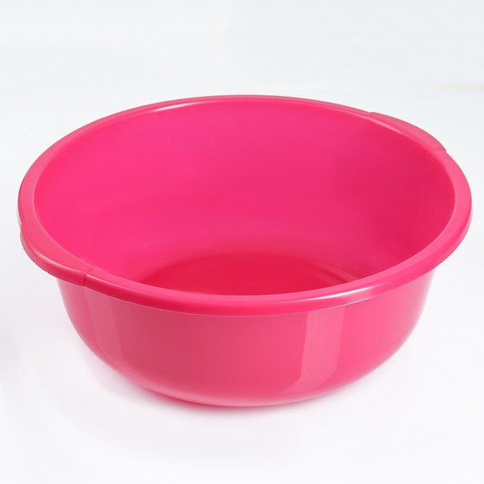 Таз пластиковый круглый, 10 л, цвет микс Таз пластиковый круглый, 10 л, цвет микс