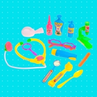 Набор доктора «Маленькая медсестра-4», 13 предметов, цвет МИКС Набор доктора «Маленькая медсестра-4», 13 предметов, цвет МИКС