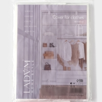 Чехол для одежды LaDо́m, ПВХ окно, плотный, 60×120 см, цвет белый Чехол для одежды LaDо́m, ПВХ окно, плотный, 60×120 см, цвет белый