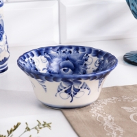 Розетка "Утро", 15 х 6 см, гжель Розетка "Утро", 15 х 6 см, гжель