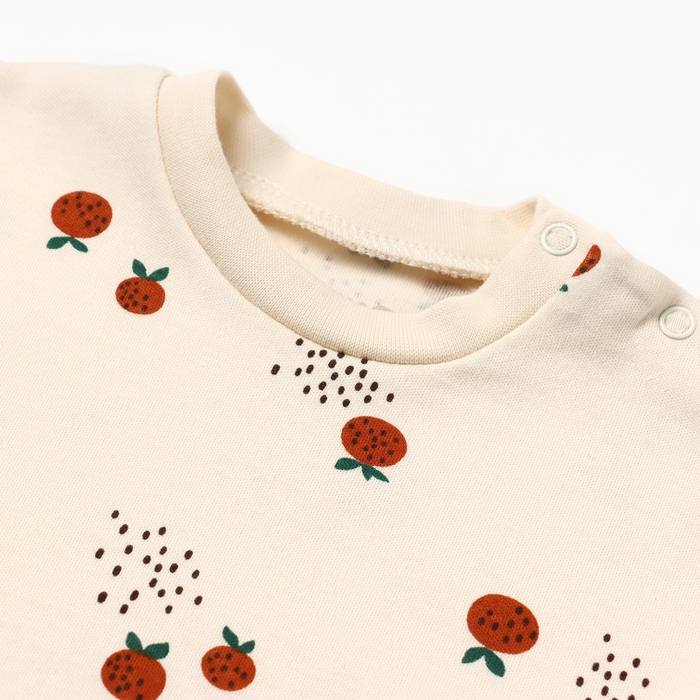 Футболка Крошка Я Oranges р. 68-74, молочный Футболка Крошка Я Oranges р. 68-74, молочный