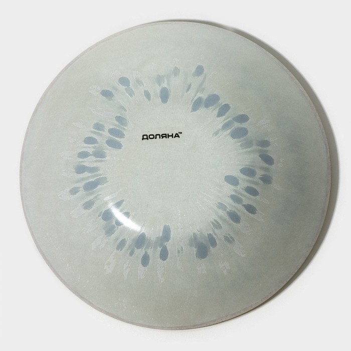 Салатник стеклянный Доляна &laquo;Киви&raquo;, 720 мл, 18,5&times;5 см, цвет зелёный