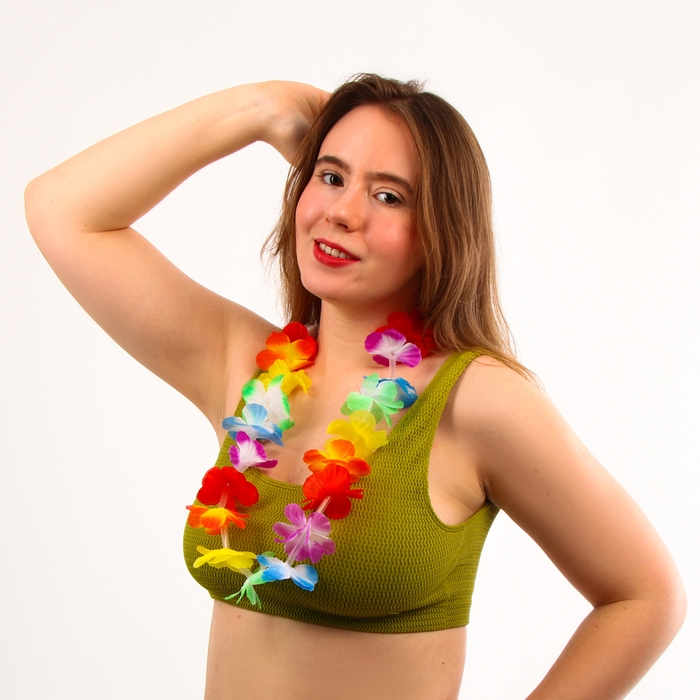 Гавайское ожерелье световое &laquo;Охана&raquo;, 3 режима подсветки