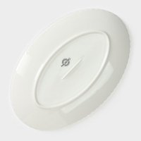 Блюдо фарфоровое овальное Magistro «Лакомка», 30×20×1,5 см, цвет белый Блюдо фарфоровое овальное Magistro «Лакомка», 30×20×1,5 см, цвет белый